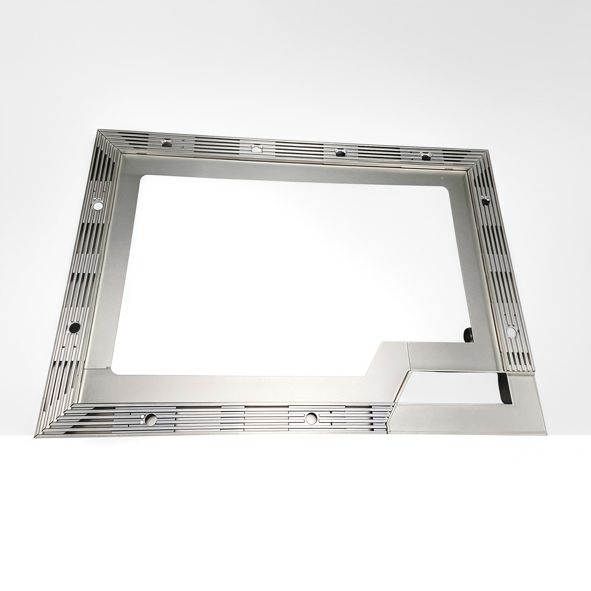 RV bathroom drain panel