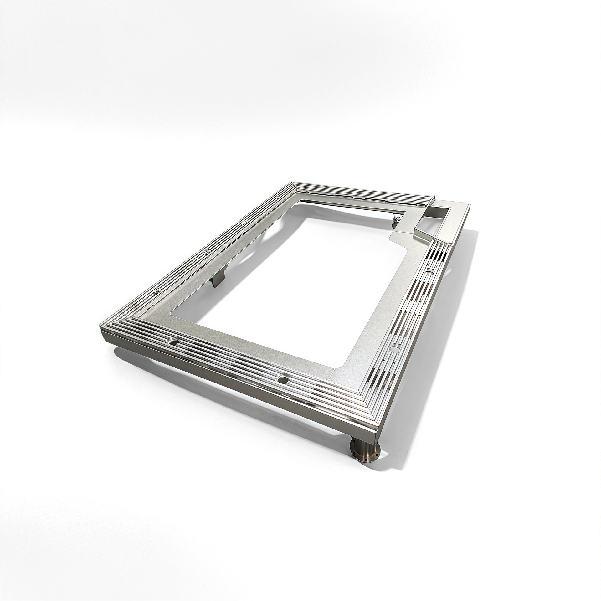 RV bathroom drain panel